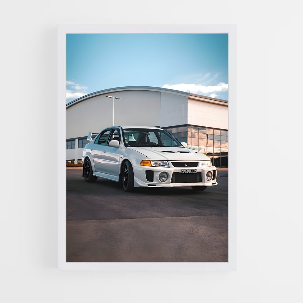 Poster Lancer Élite – affiche Mitsubishi (vue 3)